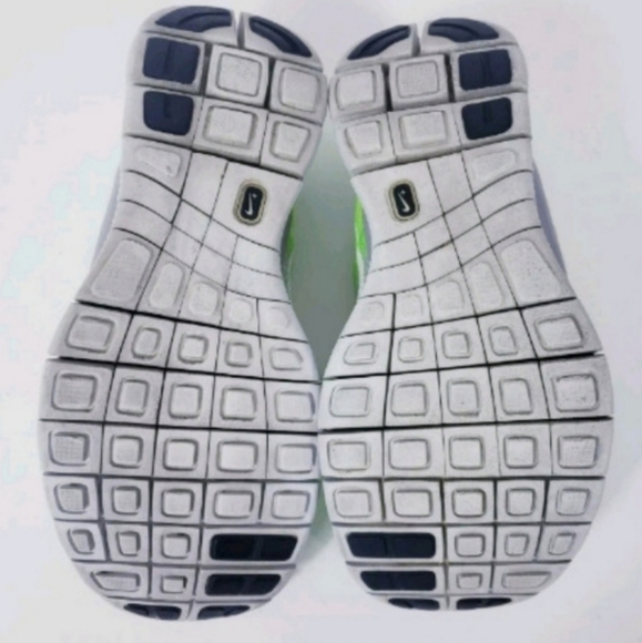 Nike Free 5.0 Flyknit Volt Hi-Viz Mens sz 8 womens 9.5 running shoes 615805-713 - Picture 8 of 8